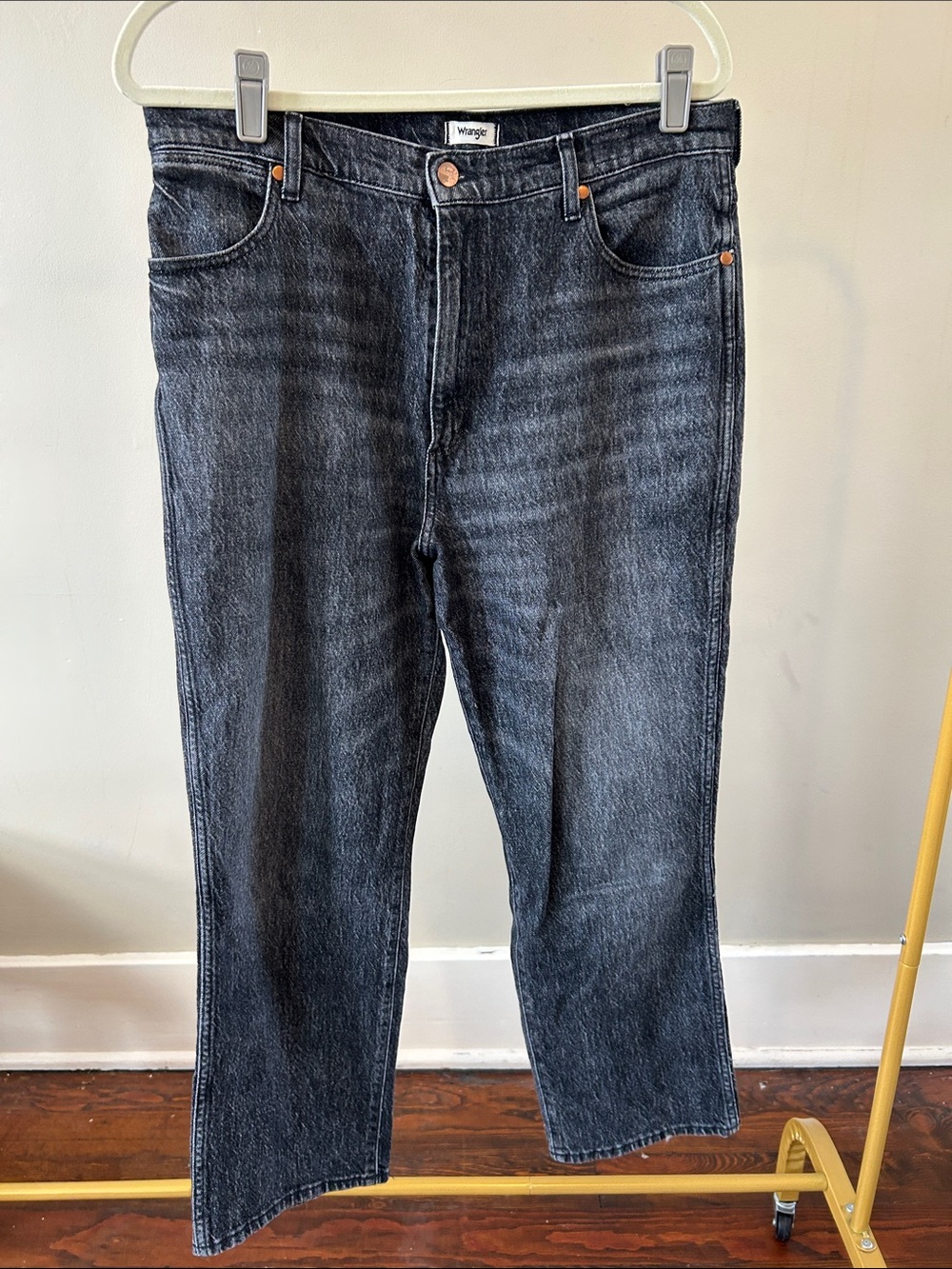 Wrangler Women’s Wild West Dark Gray Jeans w33 l28